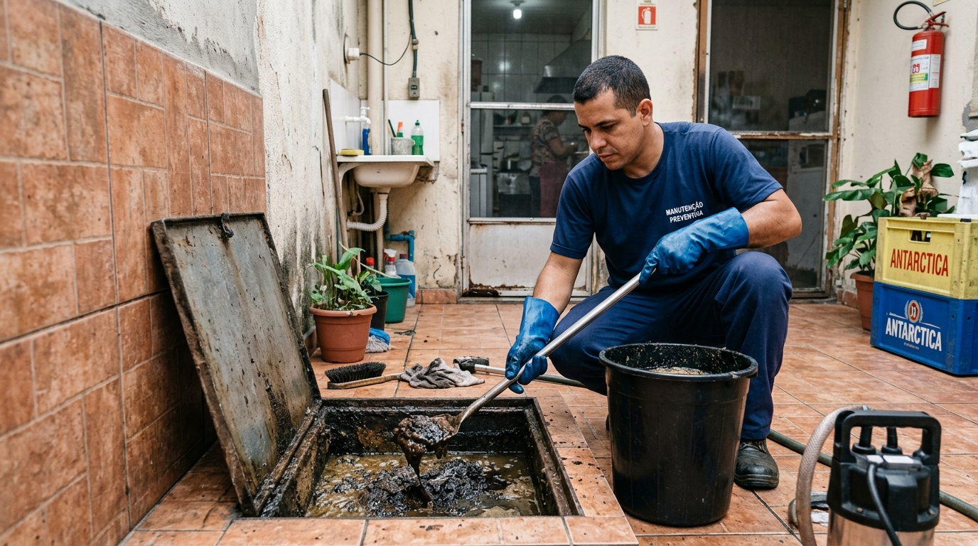 Limpeza de Caixa de Gordura perto de mim em Curitiba‑PR